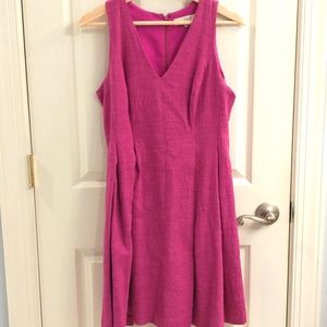 Loft Petite size 8 A-line purple dress